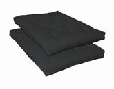 9-inch Premium Innerspring Futon Pad Black